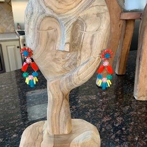 J.Crew Colorful Art Deco Dangle Earrings